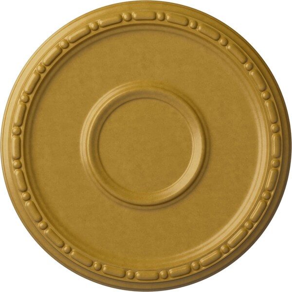 Ekena Millwork Medea Ceiling Medallion (Fits Canopies up to 5 1/2"), 16 1/2"OD x 1 1/2"P, Iridescent Gold CM16MDIGS - main